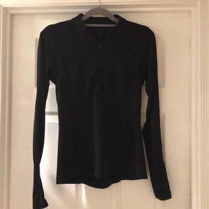 Lululemon long sleeve 1/2 zip running shirt
